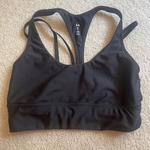 Under Armour Sports Bra black strapy  medium